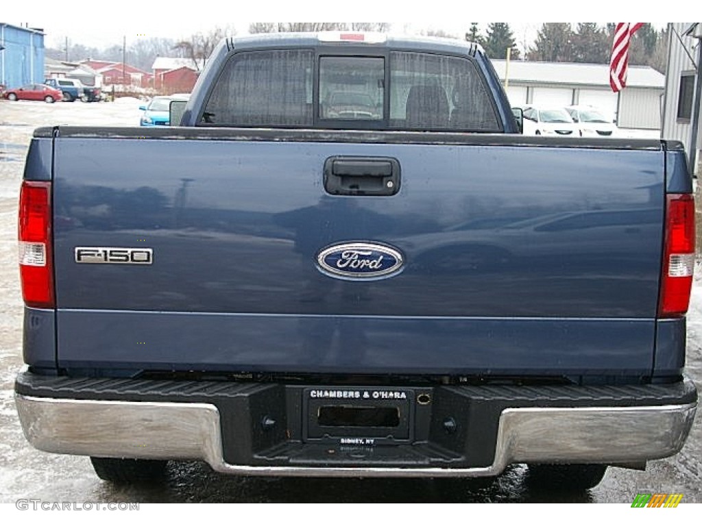 2005 F150 XL Regular Cab - True Blue Metallic / Tan photo #6