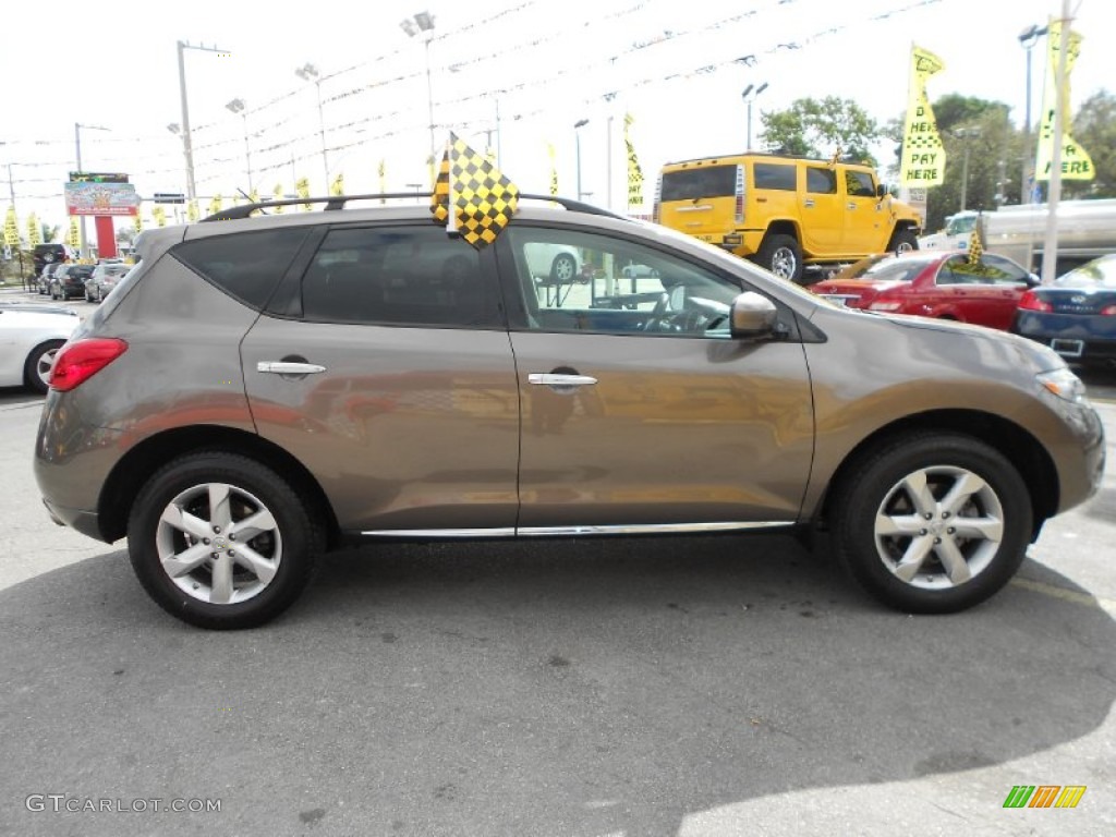 2009 Murano S AWD - Tinted Bronze Metallic / Black photo #9