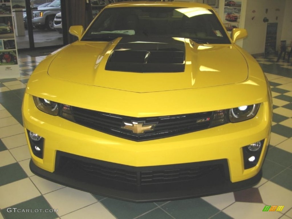 2013 Camaro ZL1 - Rally Yellow / Black photo #2