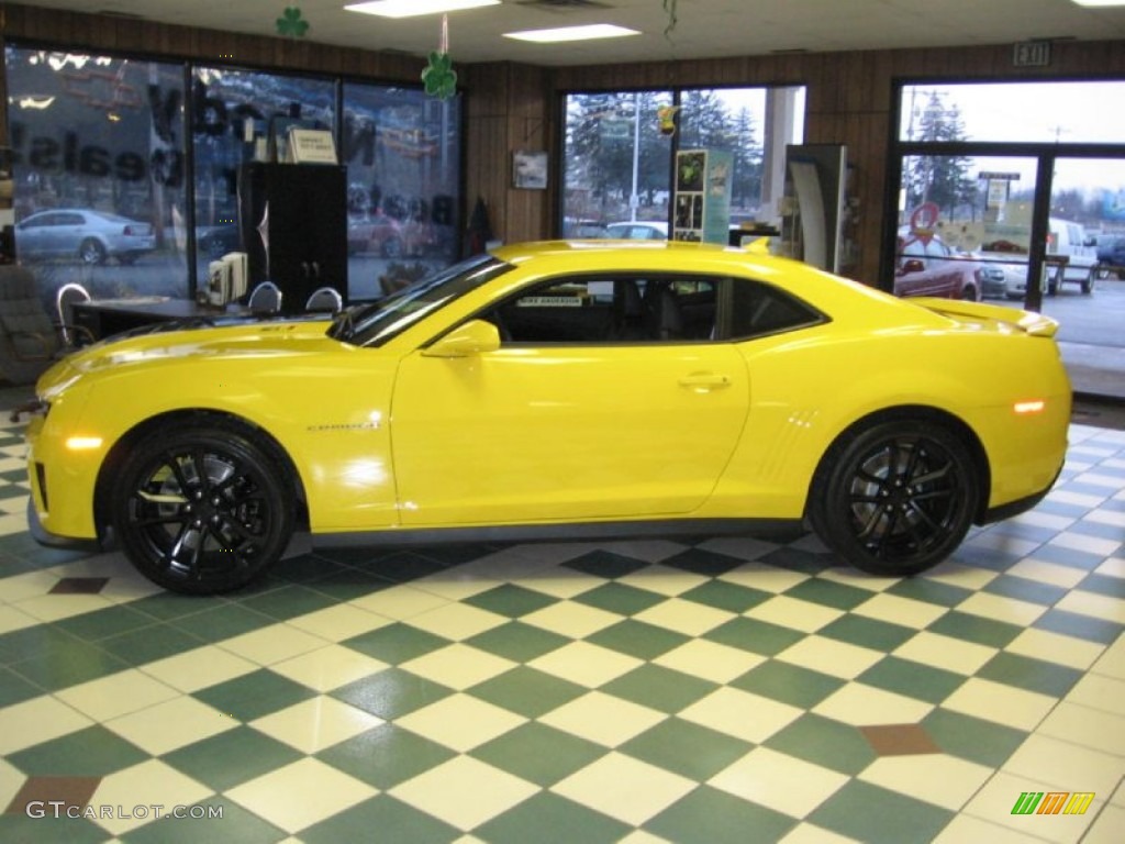 2013 Camaro ZL1 - Rally Yellow / Black photo #4