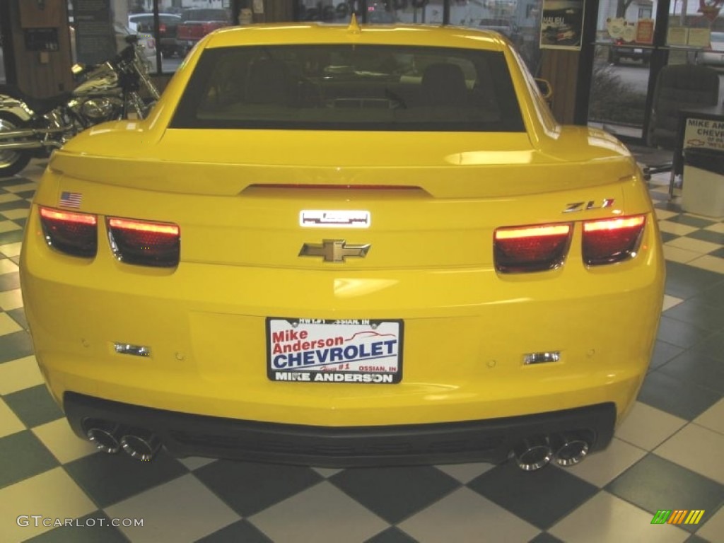 2013 Camaro ZL1 - Rally Yellow / Black photo #6