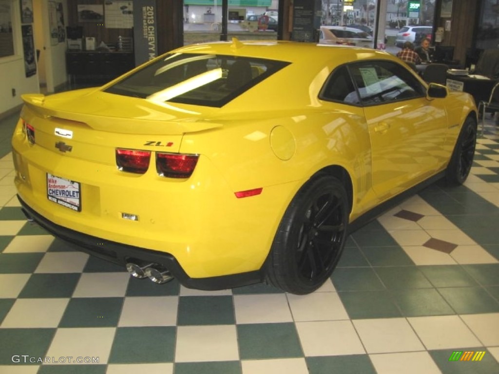 2013 Camaro ZL1 - Rally Yellow / Black photo #7