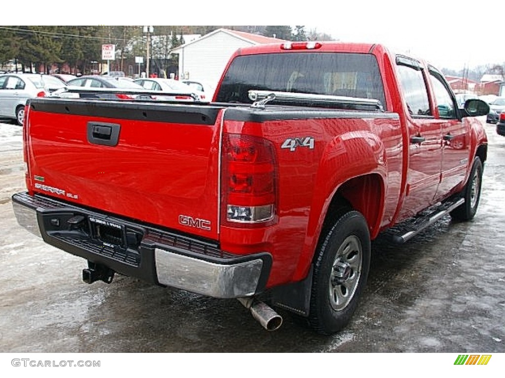 Fire Red 2011 GMC Sierra 1500 SLE Crew Cab 4x4 Exterior Photo #76500770