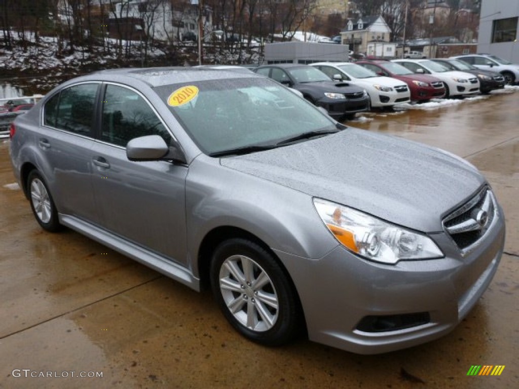 Steel Silver Metallic 2010 Subaru Legacy 2.5i Premium Sedan Exterior Photo #76501574