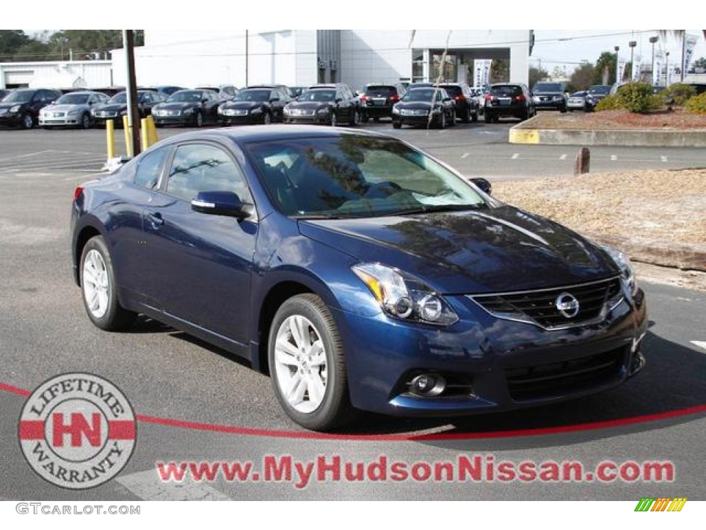 2012 Altima 2.5 S Coupe - Navy Blue / Charcoal photo #1