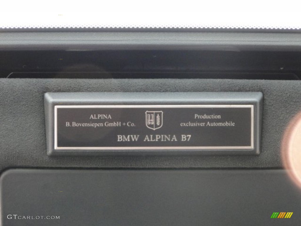 2007 7 Series Alpina B7 - Black Sapphire Metallic / Black photo #26