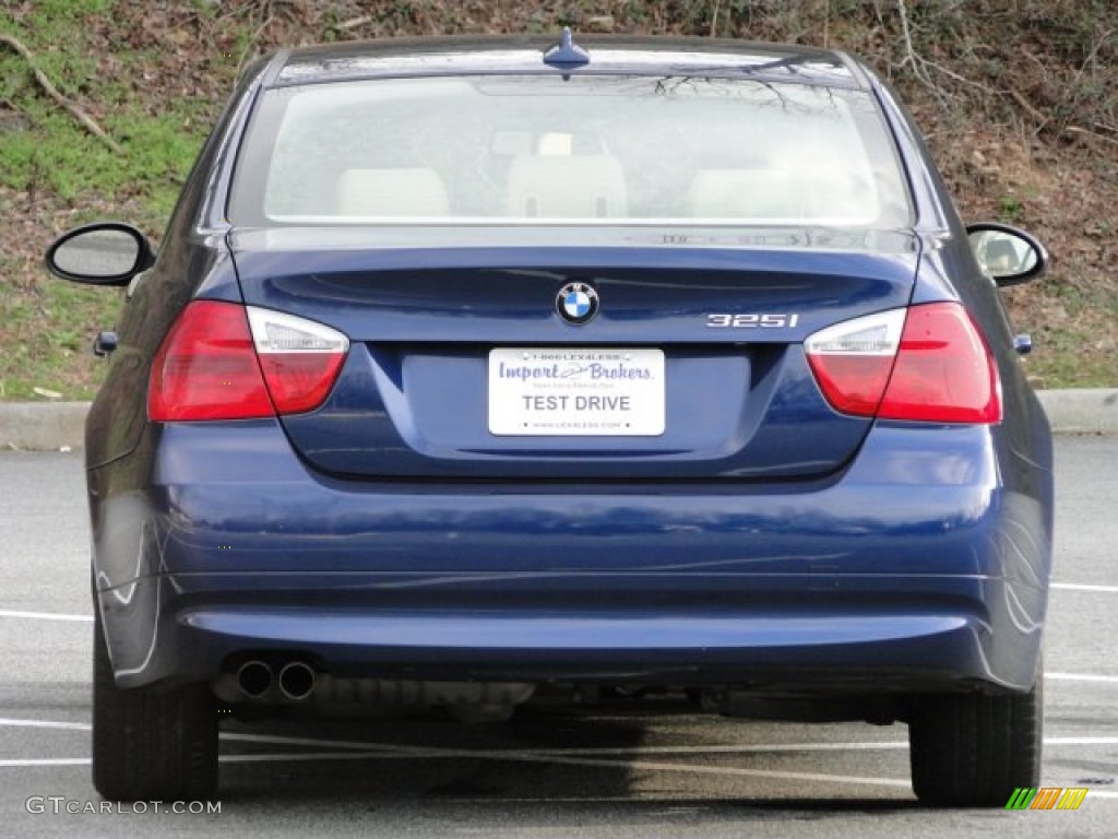2006 3 Series 325i Sedan - Mystic Blue Metallic / Beige photo #7