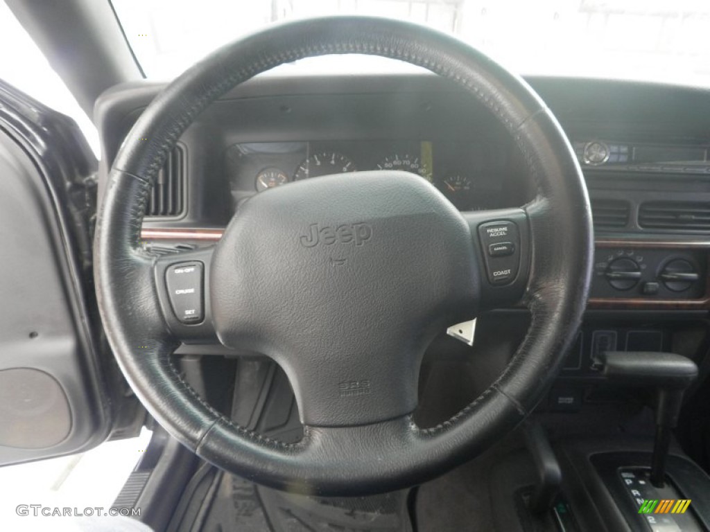 1998 Grand Cherokee Laredo 4x4 - Black / Black photo #7