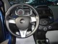 Silver/Blue 2013 Chevrolet Spark LS Steering Wheel