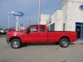 Red - F250 Super Duty XLT SuperCab 4x4 Photo No. 2