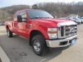 Red - F250 Super Duty XLT SuperCab 4x4 Photo No. 5