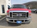 Red - F250 Super Duty XLT SuperCab 4x4 Photo No. 6