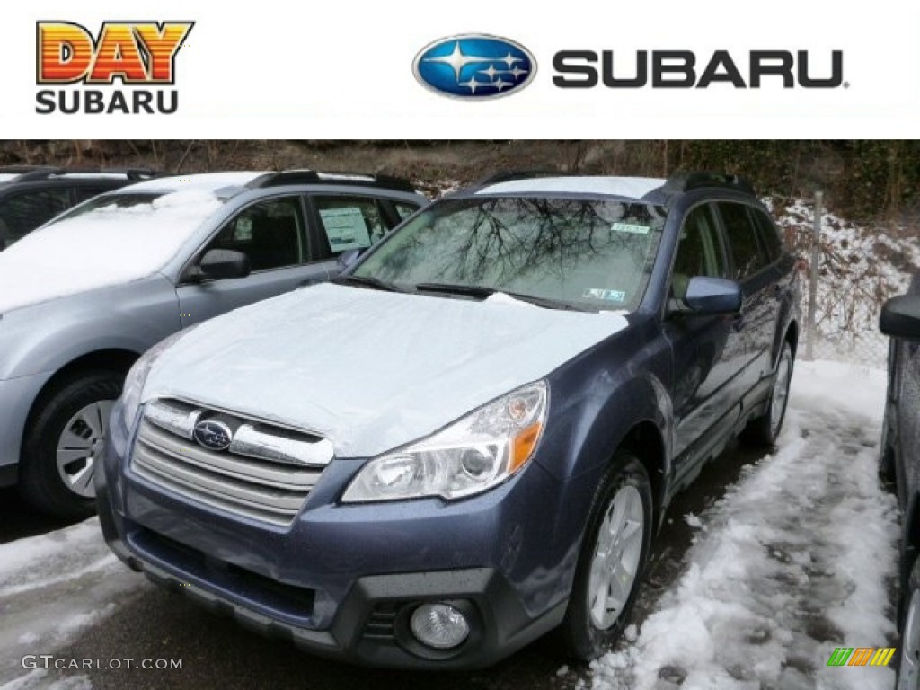 2013 Outback 2.5i Premium - Twilight Blue Metallic / Ivory photo #1