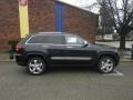 2013 Brilliant Black Crystal Pearl Jeep Grand Cherokee Overland 4x4  photo #2