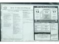  2012 Titan Pro-4X King Cab 4x4 Window Sticker