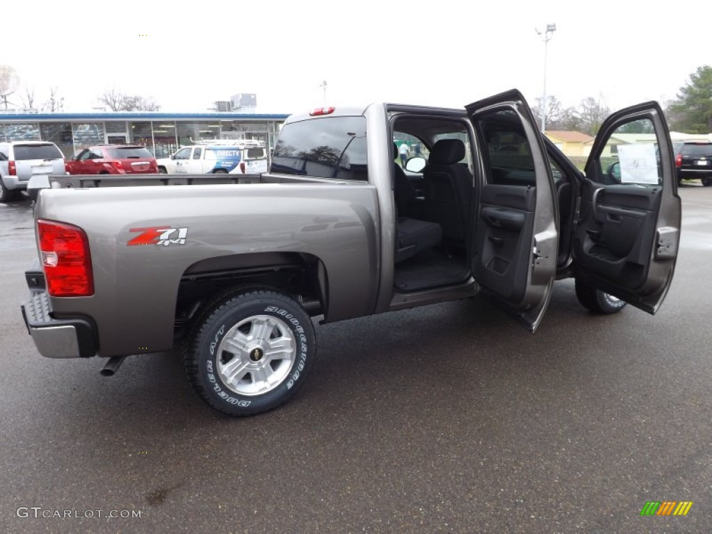 2013 Silverado 1500 LT Crew Cab 4x4 - Mocha Steel Metallic / Ebony photo #10