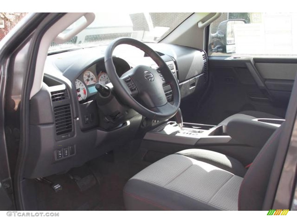 Pro 4X Charcoal Interior 2012 Nissan Titan Pro-4X King Cab 4x4 Photo #76504658