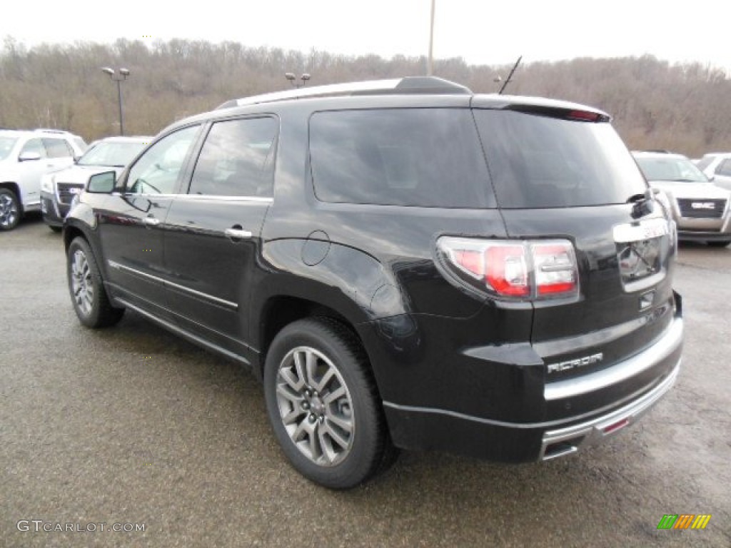 2013 Acadia Denali AWD - Carbon Black Metallic / Ebony photo #8