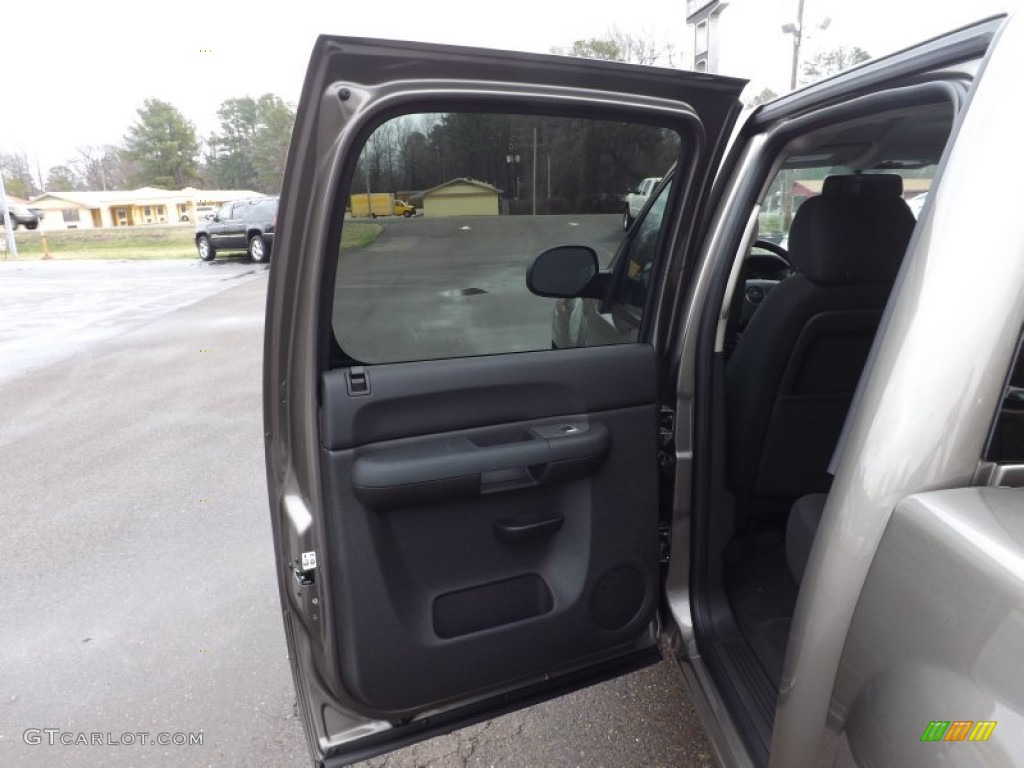 2013 Silverado 1500 LT Crew Cab 4x4 - Mocha Steel Metallic / Ebony photo #35