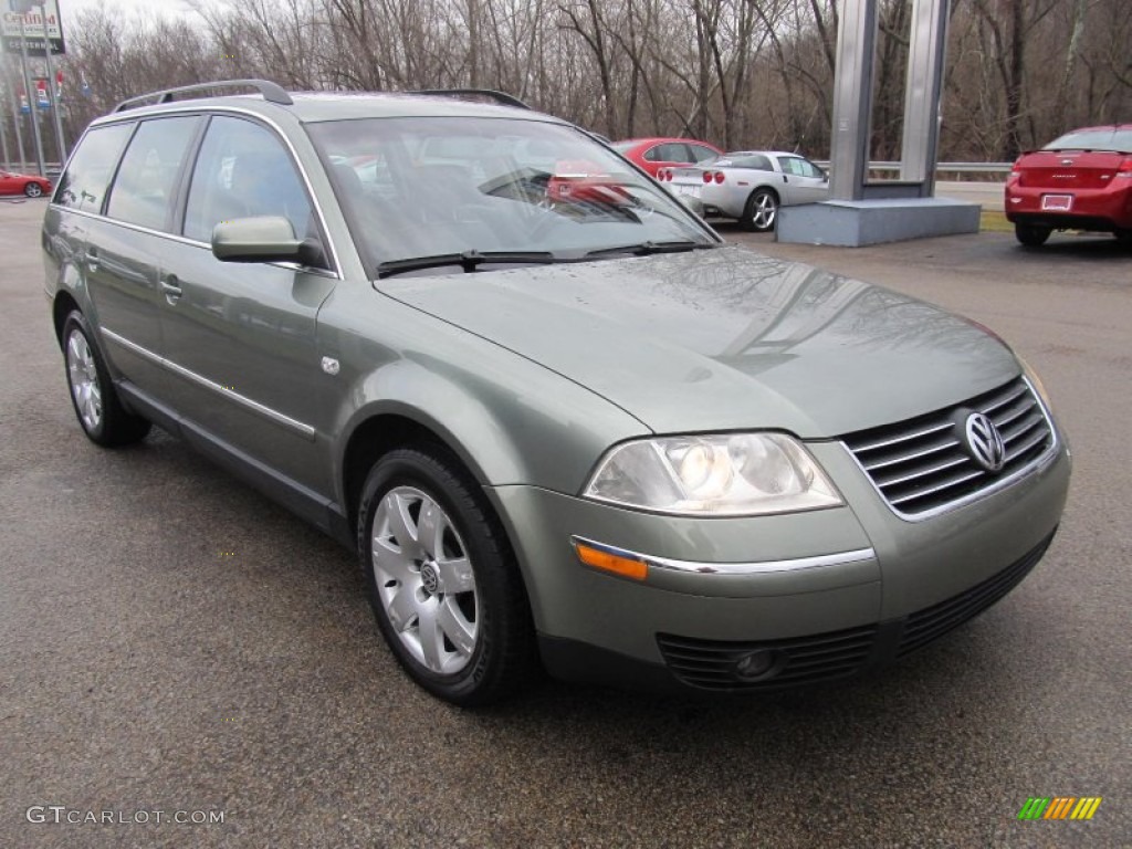 Fresco Green Metallic 2003 Volkswagen Passat GLX 4Motion Wagon Exterior Photo #76505999
