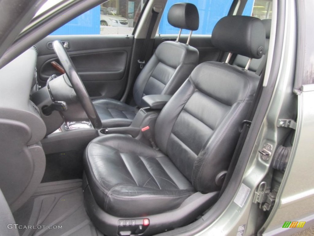 Black Interior 2003 Volkswagen Passat GLX 4Motion Wagon Photo #76506071