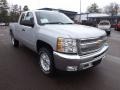 2013 Silver Ice Metallic Chevrolet Silverado 1500 LT Extended Cab 4x4  photo #1