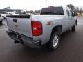 2013 Silver Ice Metallic Chevrolet Silverado 1500 LT Extended Cab 4x4  photo #3