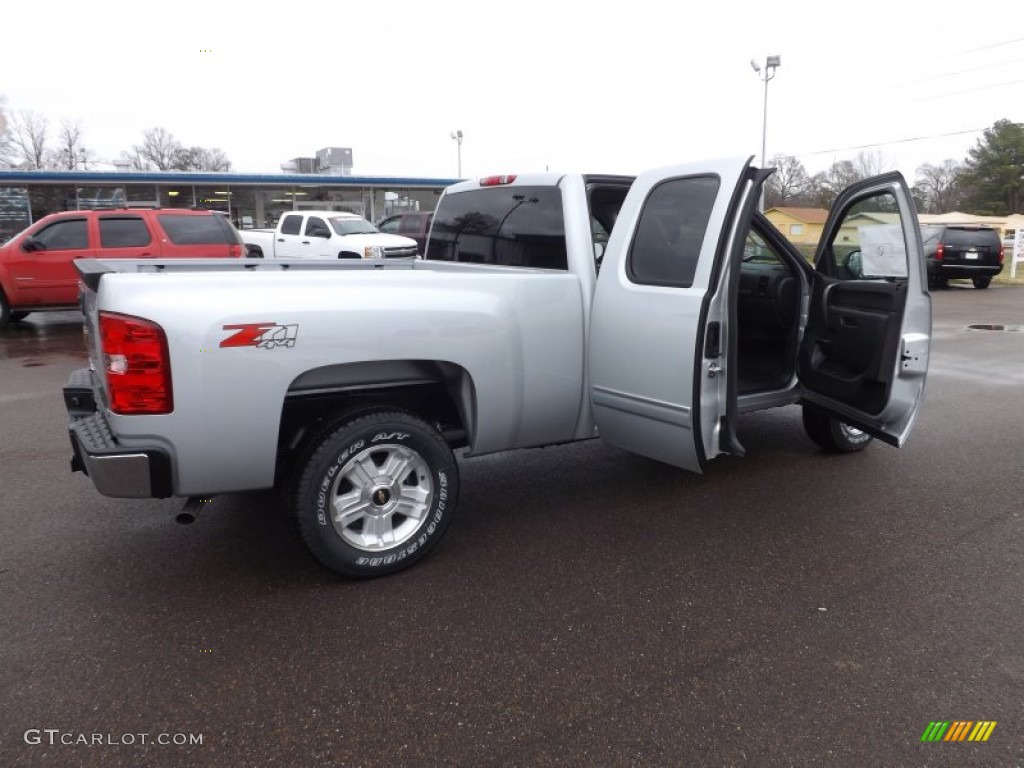 2013 Silverado 1500 LT Extended Cab 4x4 - Silver Ice Metallic / Ebony photo #9
