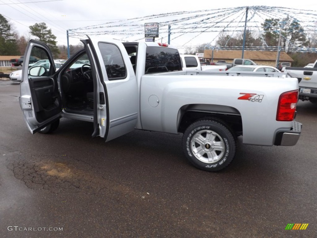 2013 Silverado 1500 LT Extended Cab 4x4 - Silver Ice Metallic / Ebony photo #10