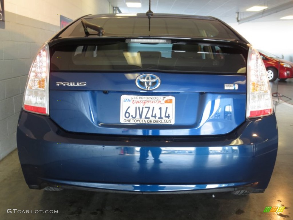 2010 Prius Hybrid IV - Blue Ribbon Metallic / Bisque photo #4