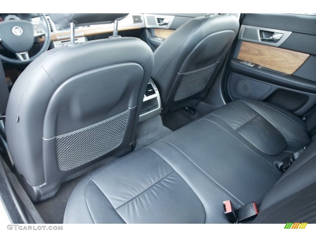 2010 Jaguar XF Sport Sedan Rear Seat Photo #76507031