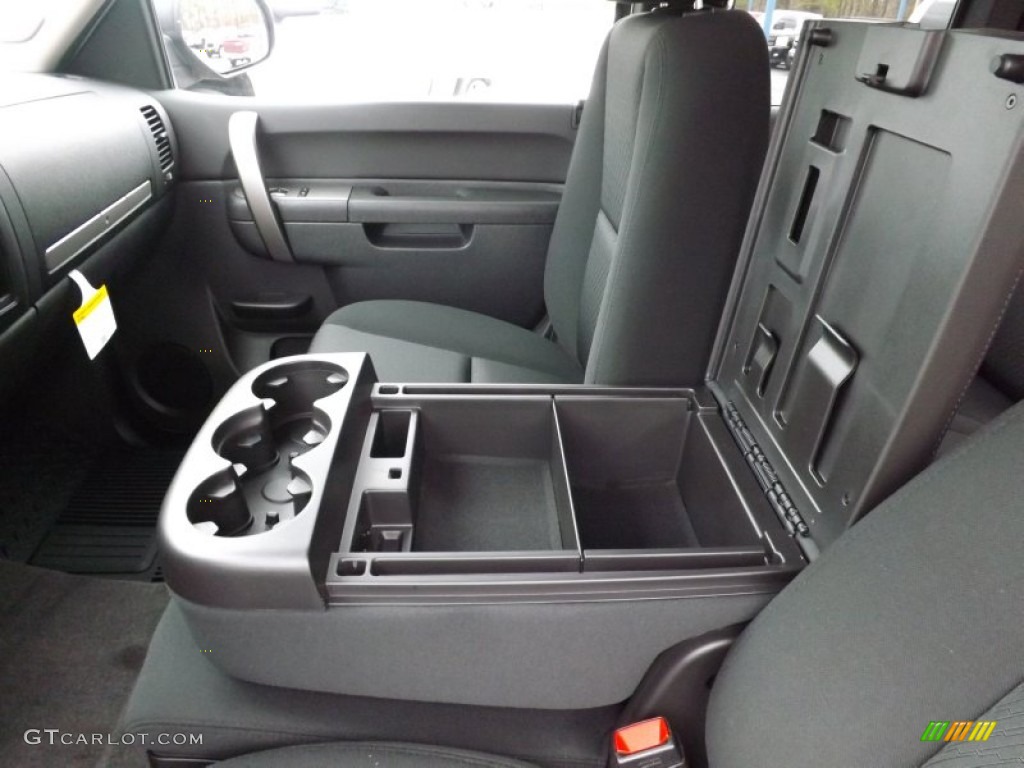 2013 Silverado 1500 LT Extended Cab 4x4 - Silver Ice Metallic / Ebony photo #28