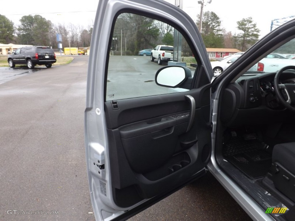 2013 Silverado 1500 LT Extended Cab 4x4 - Silver Ice Metallic / Ebony photo #32