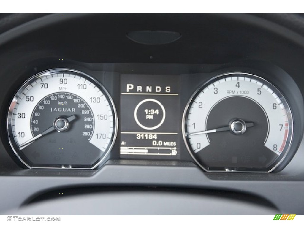 2010 Jaguar XF Sport Sedan Gauges Photo #76507218