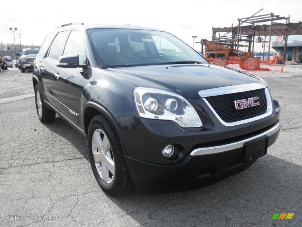 2007 Acadia SLT AWD - Carbon Metallic / Titanium photo #2