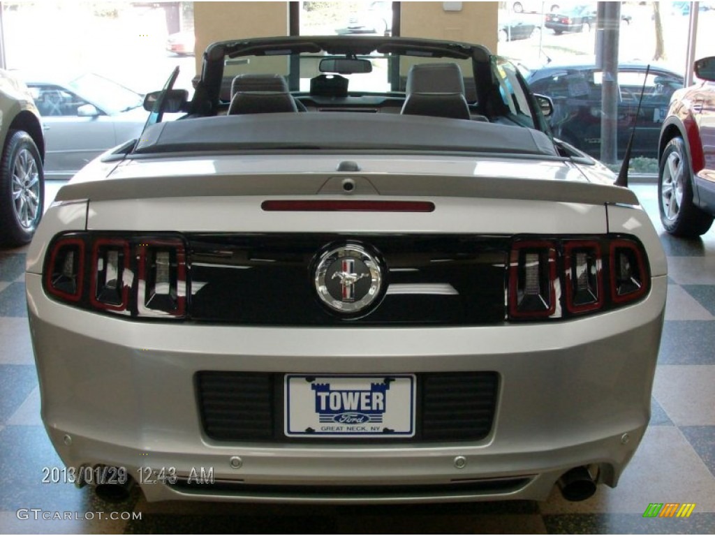 2013 Mustang V6 Convertible - Ingot Silver Metallic / Charcoal Black photo #1