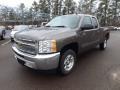 Mocha Steel Metallic 2013 Chevrolet Silverado 1500 LT Extended Cab Exterior