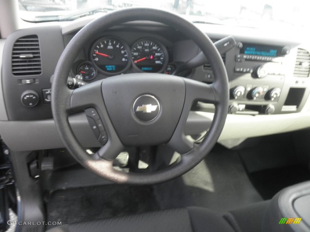 2011 Silverado 1500 LS Regular Cab - Blue Granite Metallic / Dark Titanium photo #11