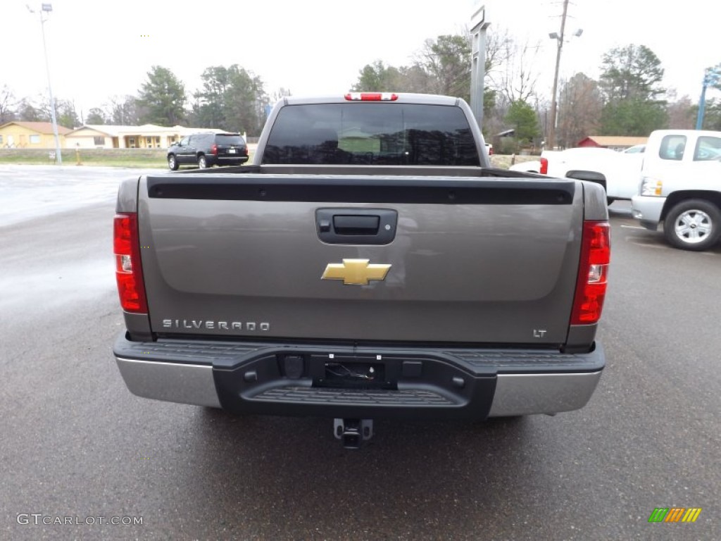 2013 Silverado 1500 LT Extended Cab - Mocha Steel Metallic / Ebony photo #7