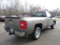 2013 Graystone Metallic Chevrolet Silverado 1500 Work Truck Regular Cab 4x4  photo #7