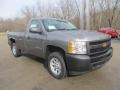 2013 Graystone Metallic Chevrolet Silverado 1500 Work Truck Regular Cab 4x4  photo #10