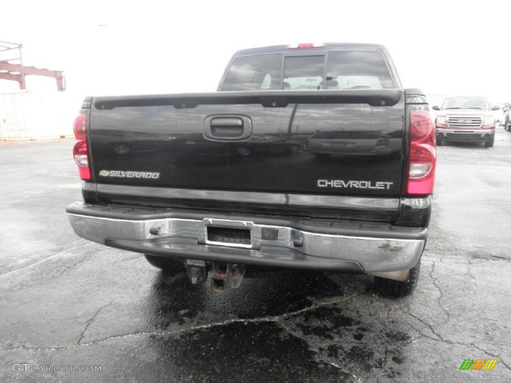 2005 Silverado 1500 LT Crew Cab 4x4 - Black / Dark Charcoal photo #24