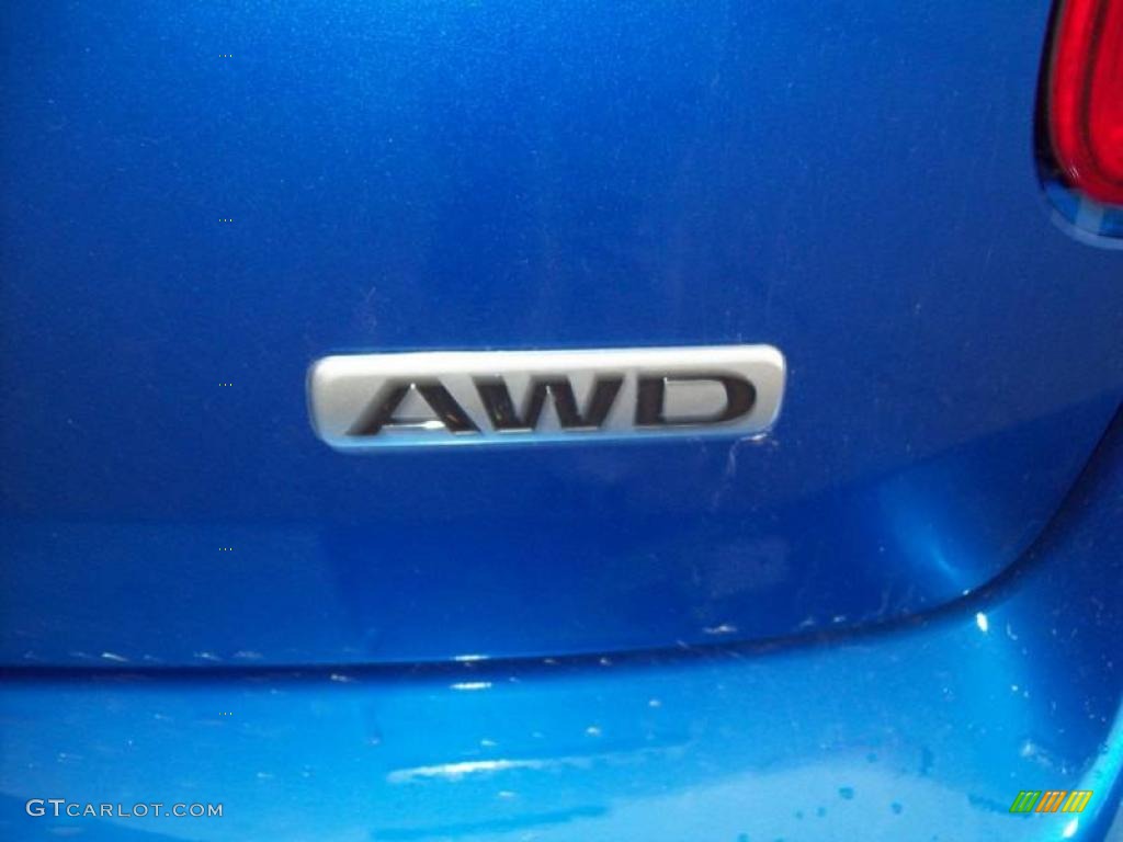 2007 SX4 Sport AWD - Techno Blue Metallic / Black photo #8