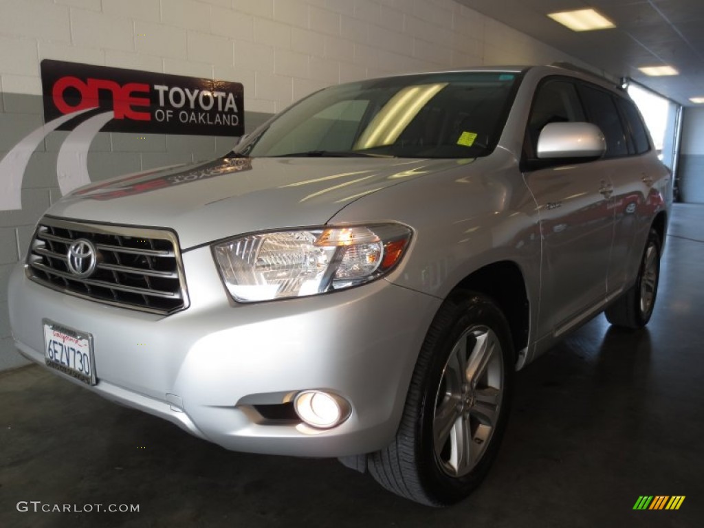 2008 Highlander Sport 4WD - Classic Silver Metallic / Black photo #1