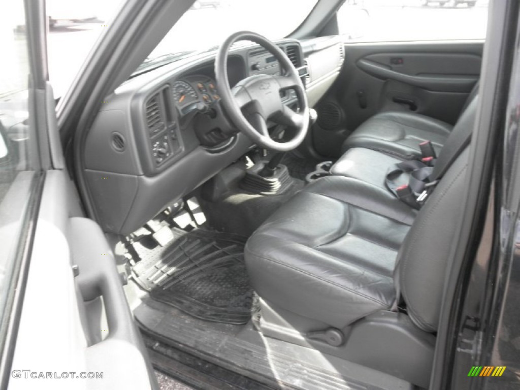 Dark Charcoal Interior 2003 Chevrolet Silverado 1500 Regular Cab Photo #76510193