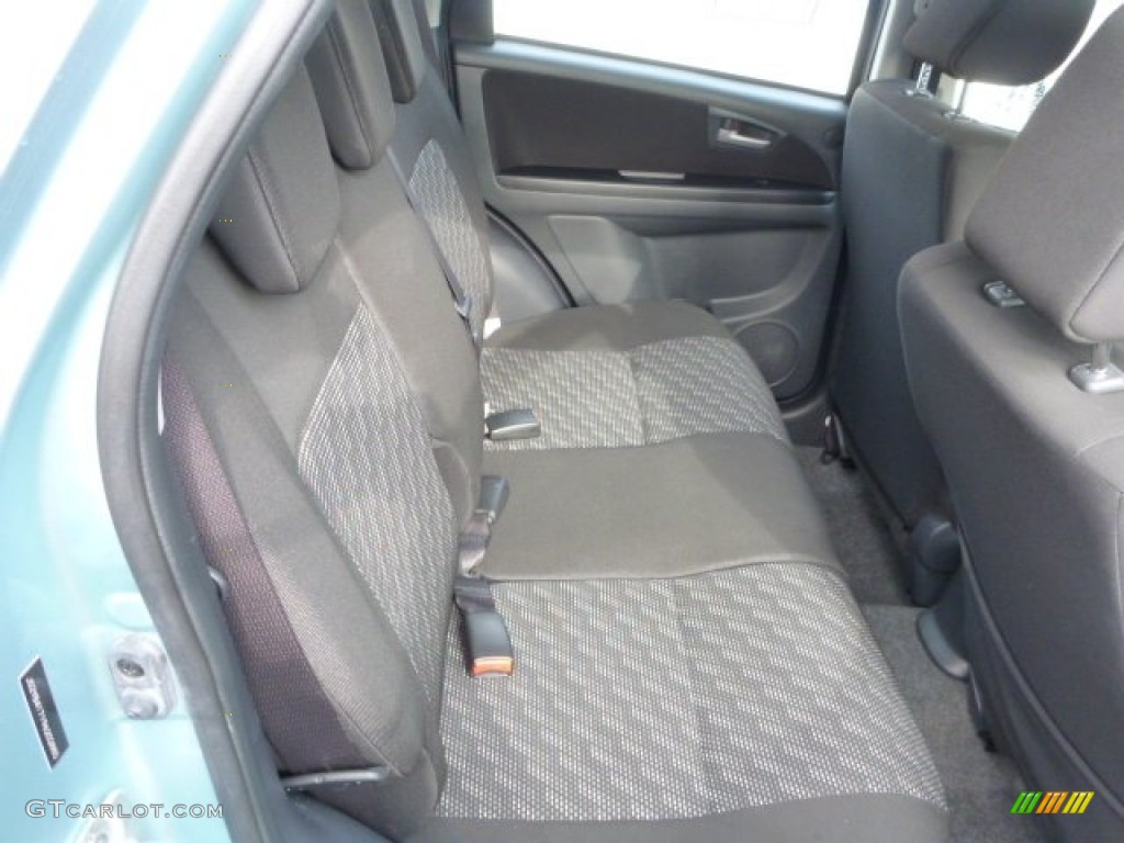 2009 SX4 Crossover Touring AWD - Vapor Blue Metallic / Black photo #17