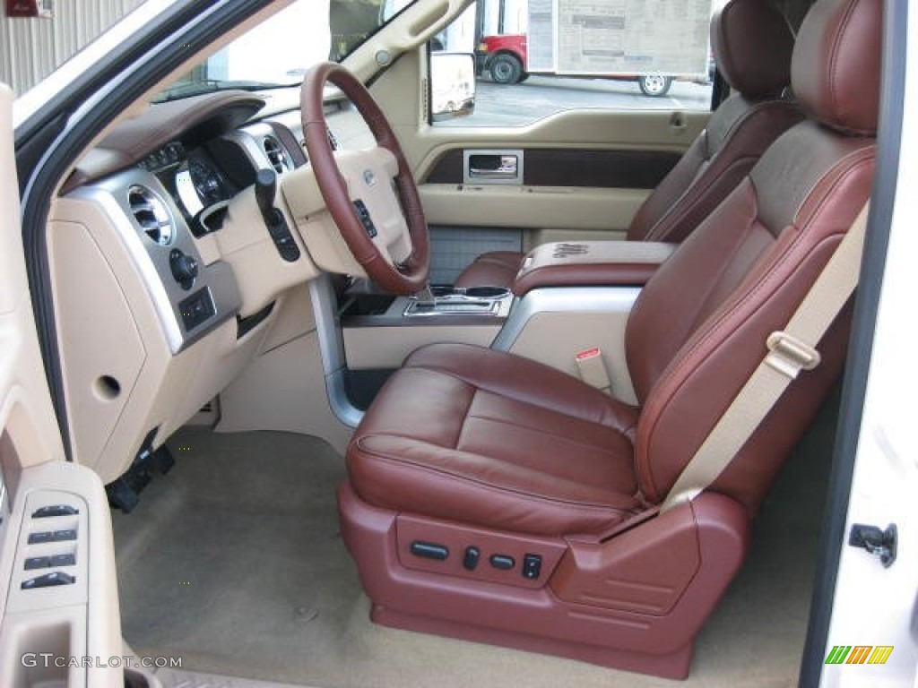 King Ranch Chaparral Leather Interior 2013 Ford F150 King Ranch SuperCrew 4x4 Photo #76510343