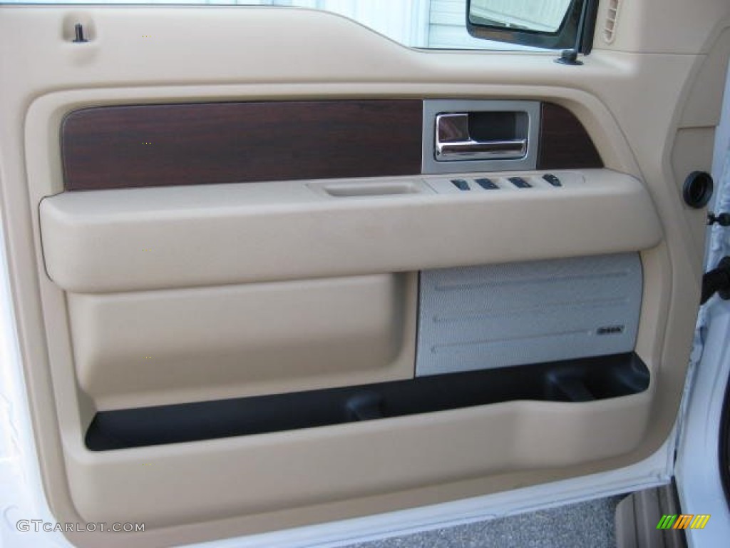 2013 Ford F150 King Ranch SuperCrew 4x4 King Ranch Chaparral Leather Door Panel Photo #76510391