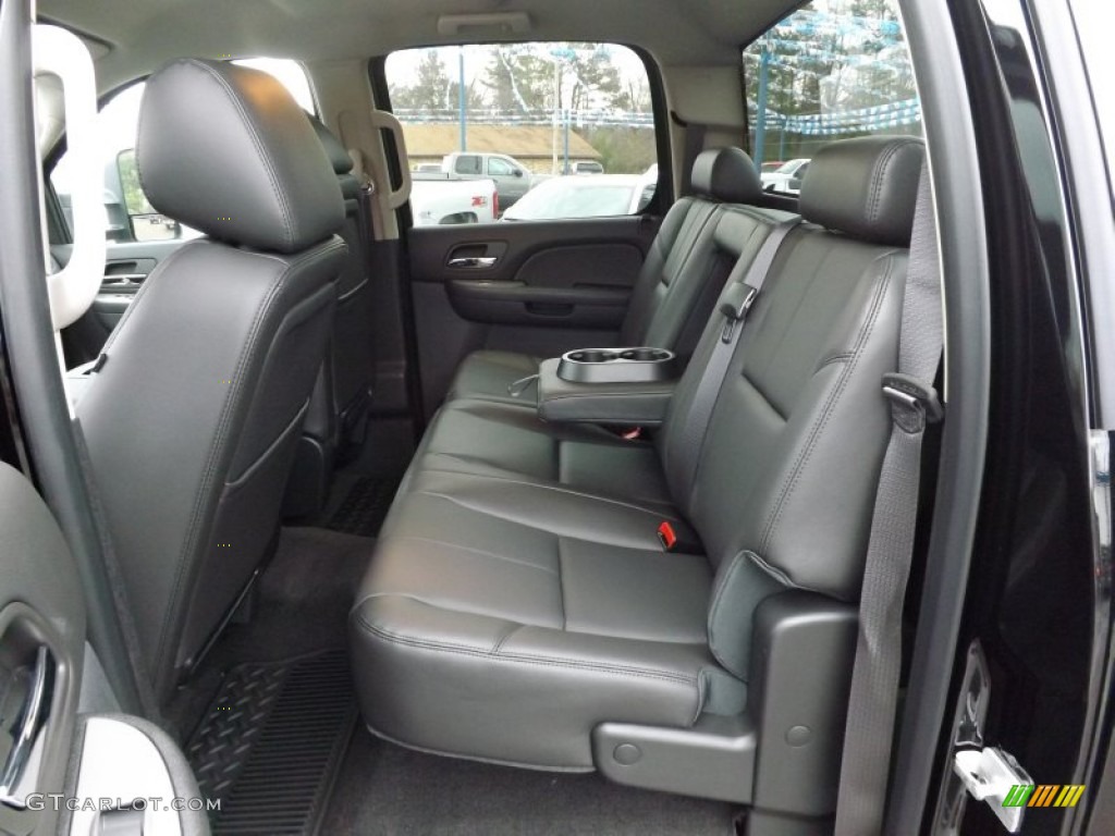 2013 Chevrolet Silverado 2500HD LTZ Crew Cab 4x4 Rear Seat Photo #76510461