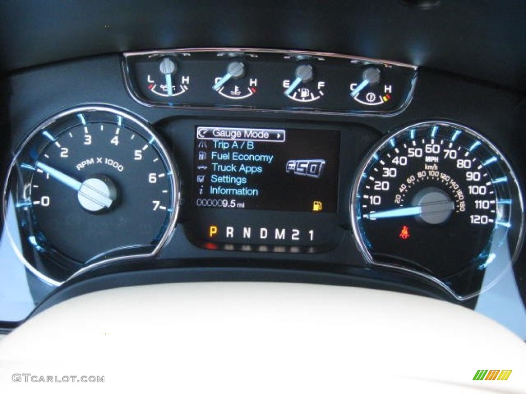 2013 Ford F150 King Ranch SuperCrew 4x4 Gauges Photo #76510534